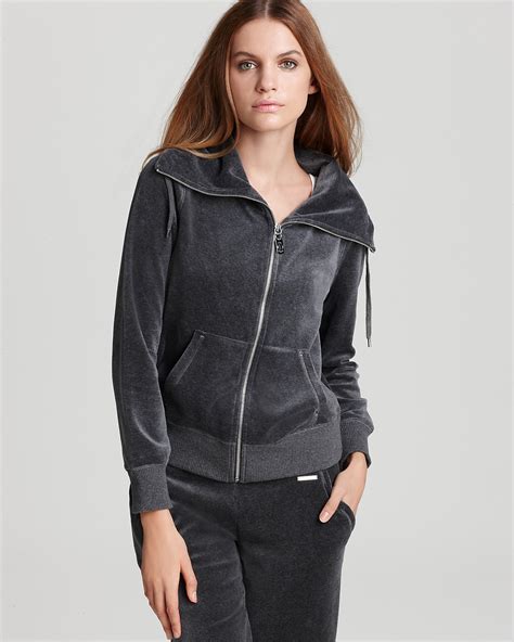 michael michael kors velour zip-front hoodie|Michael kors women hoodies + FREE SHIPPING .